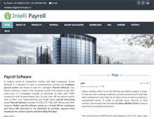 Tablet Screenshot of intellipayroll.com